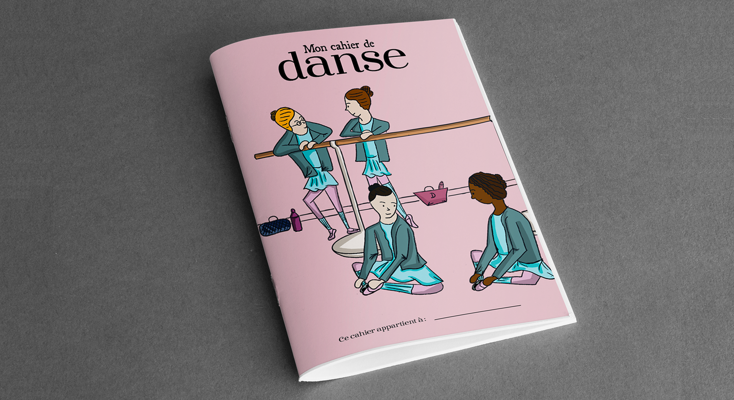 Mon cahier d'activités sur la danse: Grand livre de jeux pour filles sur le  thème de la danse | Cahier de vacances de 3 à 5 ans (French Edition)