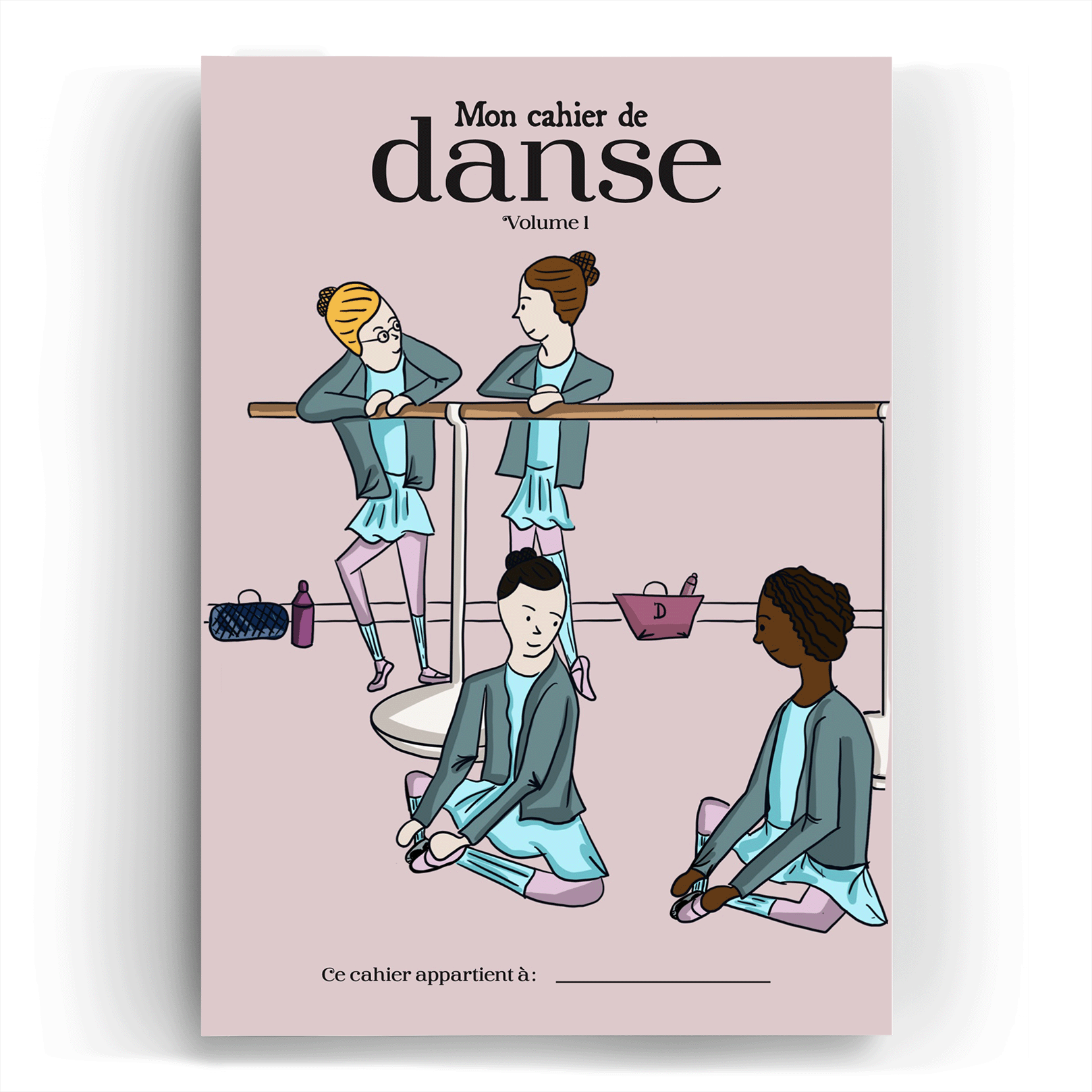 Mon cahier d'activités sur la danse: Grand livre de jeux pour filles sur le  thème de la danse | Cahier de vacances de 3 à 5 ans (French Edition)